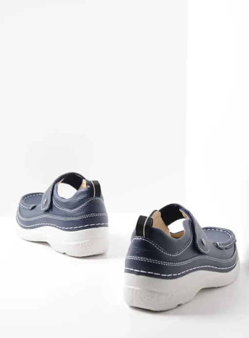 Roll Combi - blauw leer